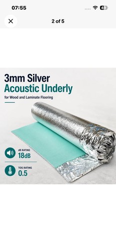 3mm laminate underlay - 3mm,