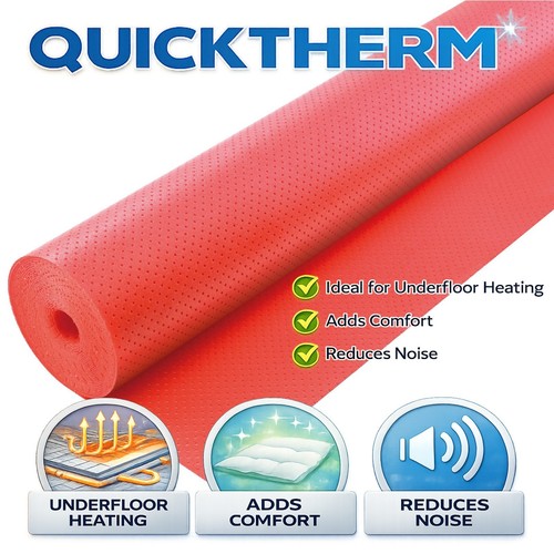 Underfloor heating underlay - heating,