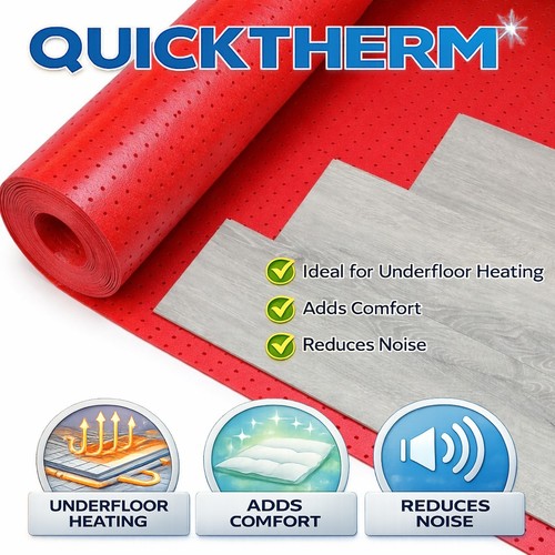 Underfloor heating underlay - heating,